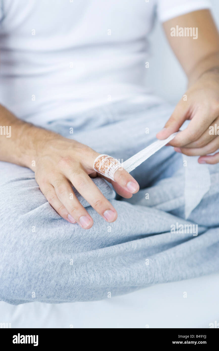 finger wrap gauze
