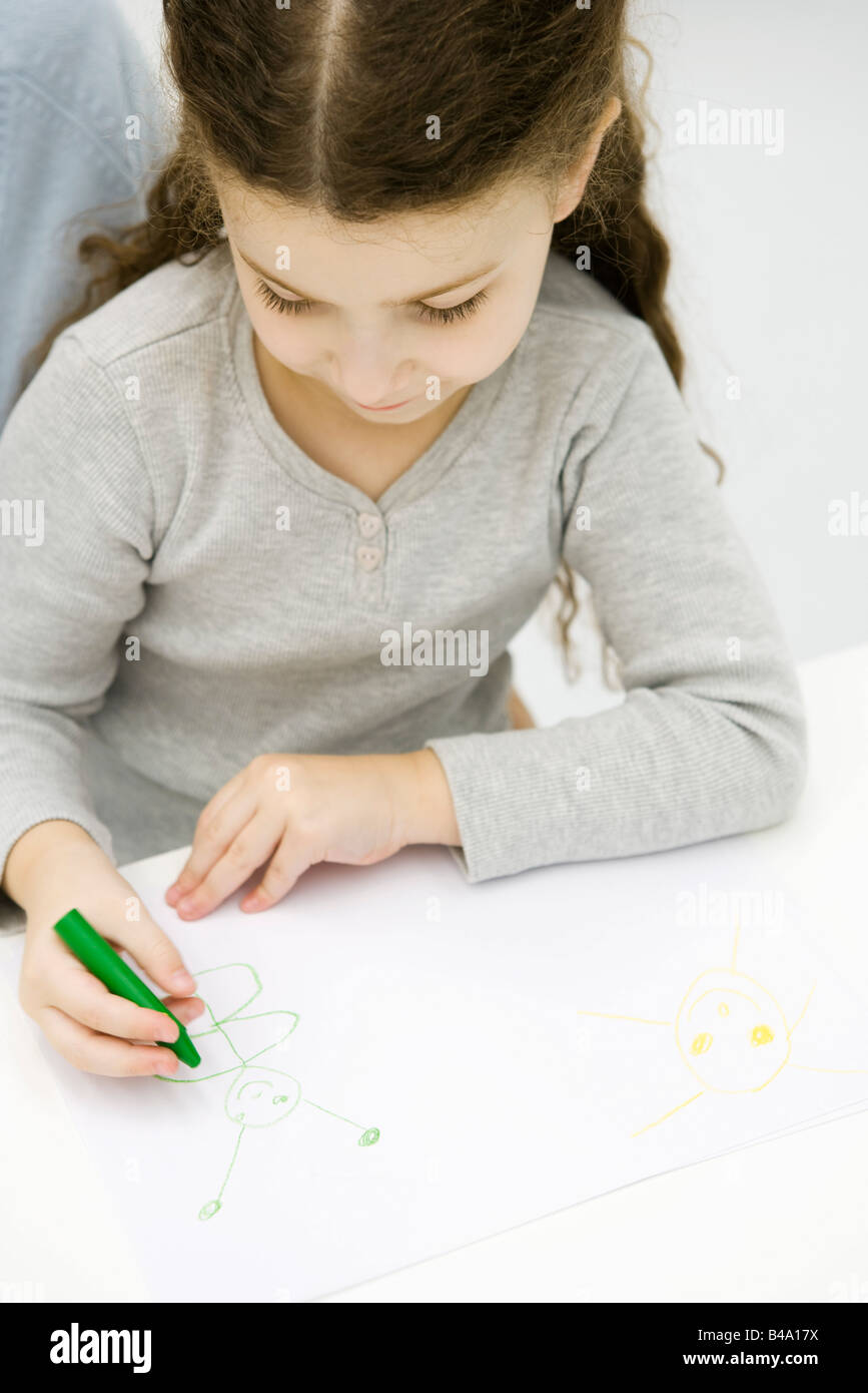 Crayons drawing scribble child hires stock photography and images Alamy