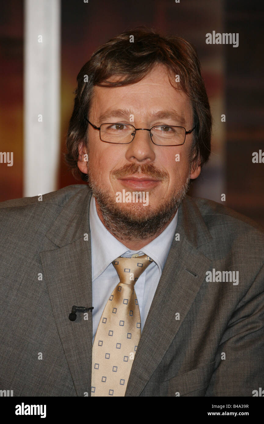 Kachelmann, Jörg, * 15.7.1958, Swiss meteorologist, moderator and journalist, portrait, guest at TV show 'Johannes B. Kerner', Hamburg, 14.11.2006, Stock Photo