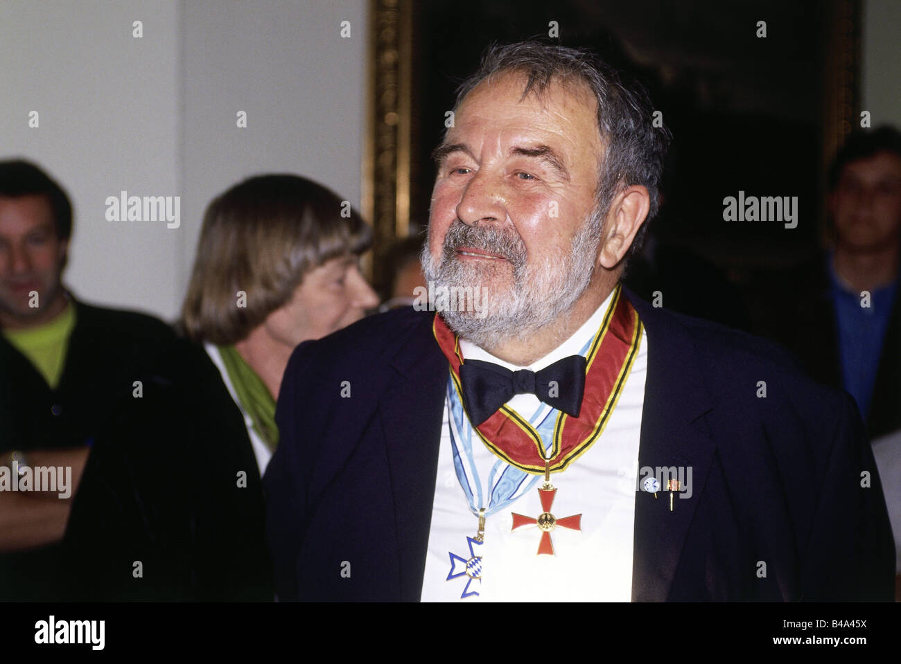 Buchheim, Lothar-Günther, 6.2.1918 - 22.2.2007, German publisher and writer, portrait, at the swearing-in ceremony of the elected mayor, town hall Feldafing, May 1990, Stock Photo