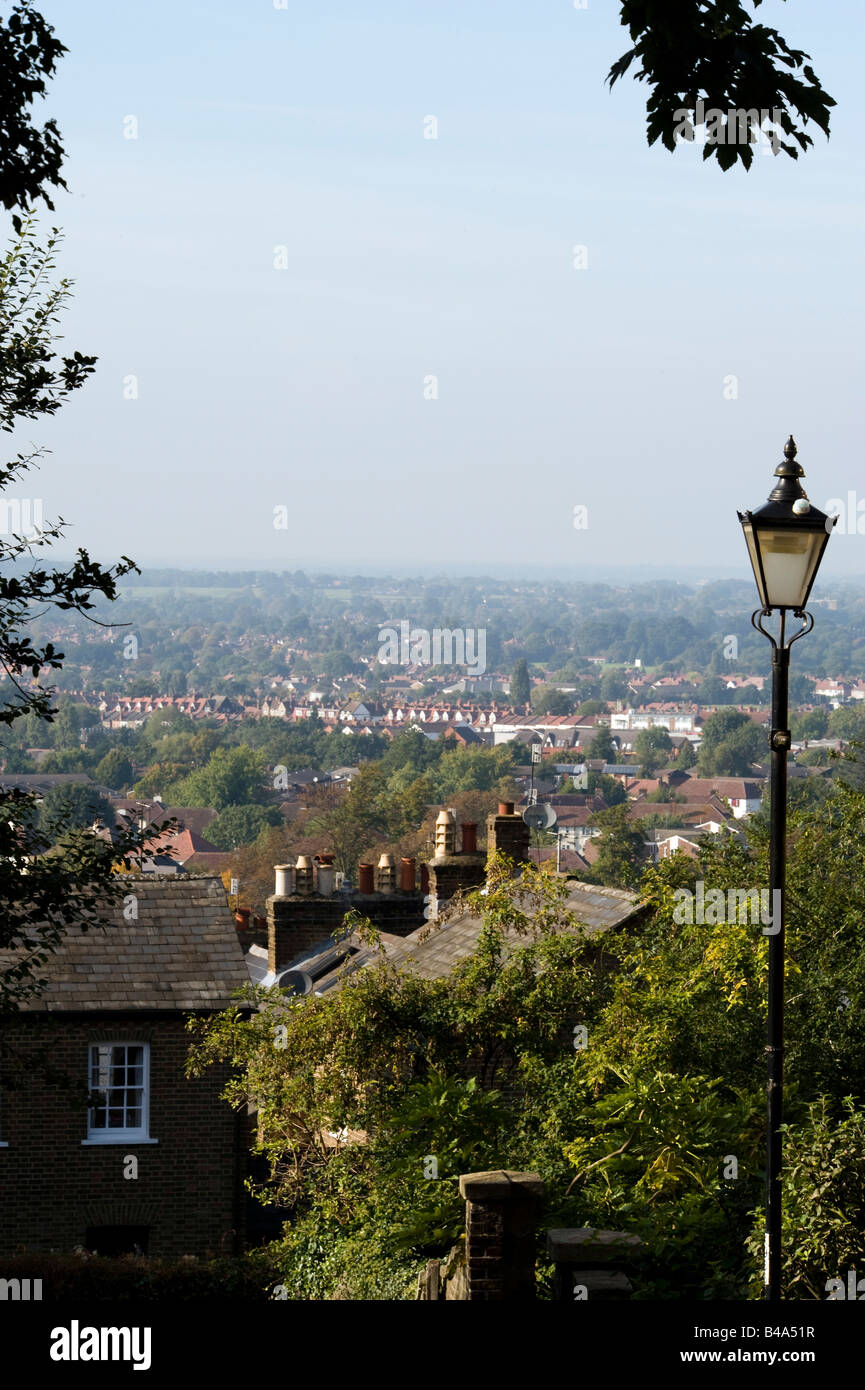Harrow on the Hill view over London Stock Photo Alamy