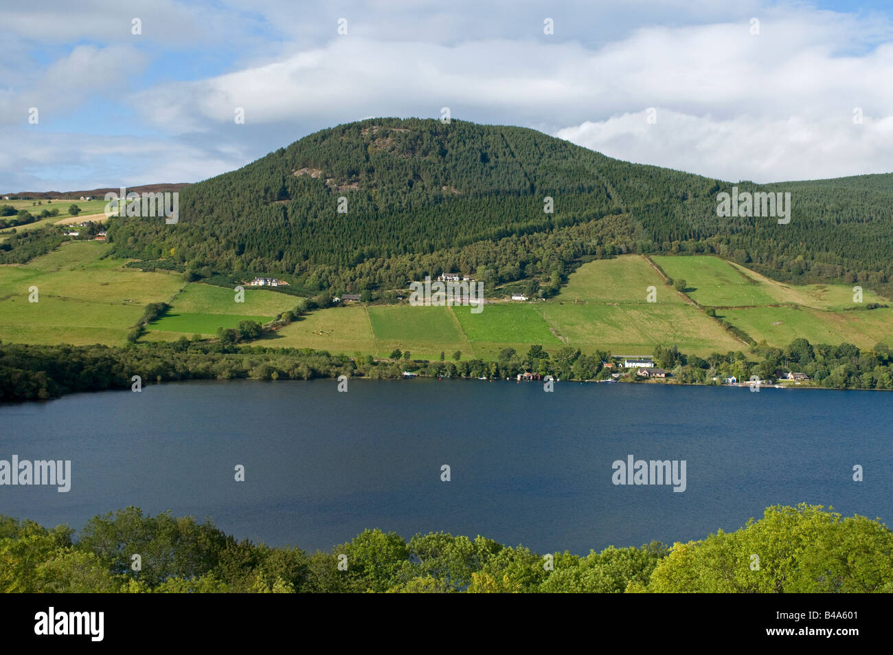 Loch Ness at Drumnadrochit Inverness-shire Stock Photo