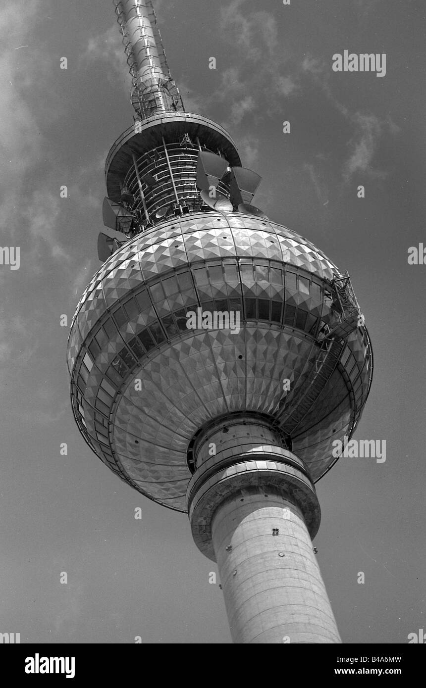geography/travel, Germany, Berlin, Television Tower, 1970, Stock Photo