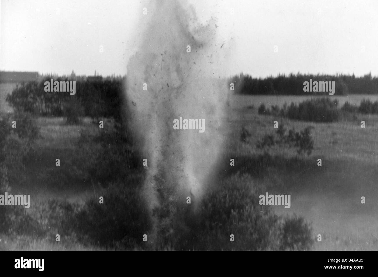events, Second World War / WWII, Russia 1941, exploding hand grenade, 26.7.1941, , Stock Photo