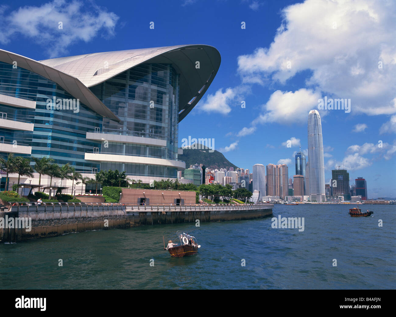 China, Hong Kong, Convention And Exhibition Centre Stock Photo Alamy