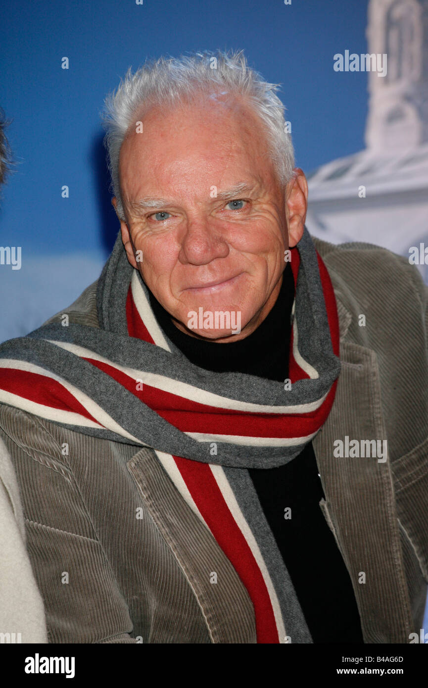 McDowell, Malcolm, * 13.6.1943, British actor, portrait, photo call to the premiere of 'War and Peace', intimate theatre, Hamburg, 19.11.2007, Stock Photo