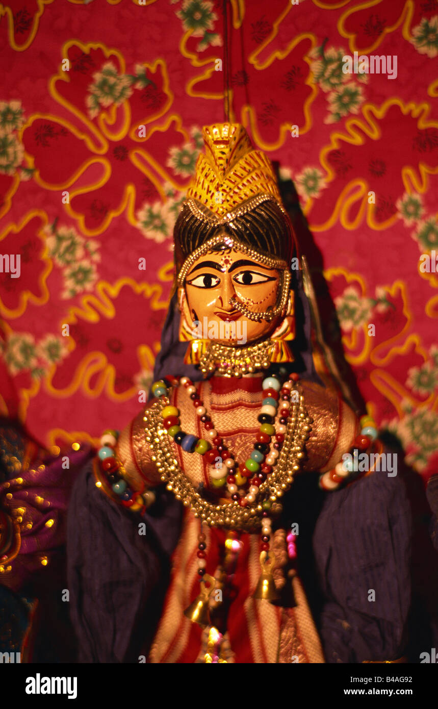 India, Jaipur, Puppet Stock Photo Alamy