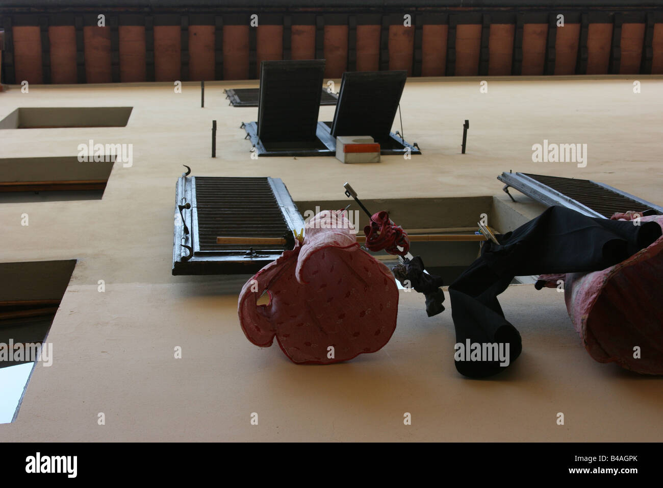 Drying linen, Florence, Italy Stock Photo Alamy