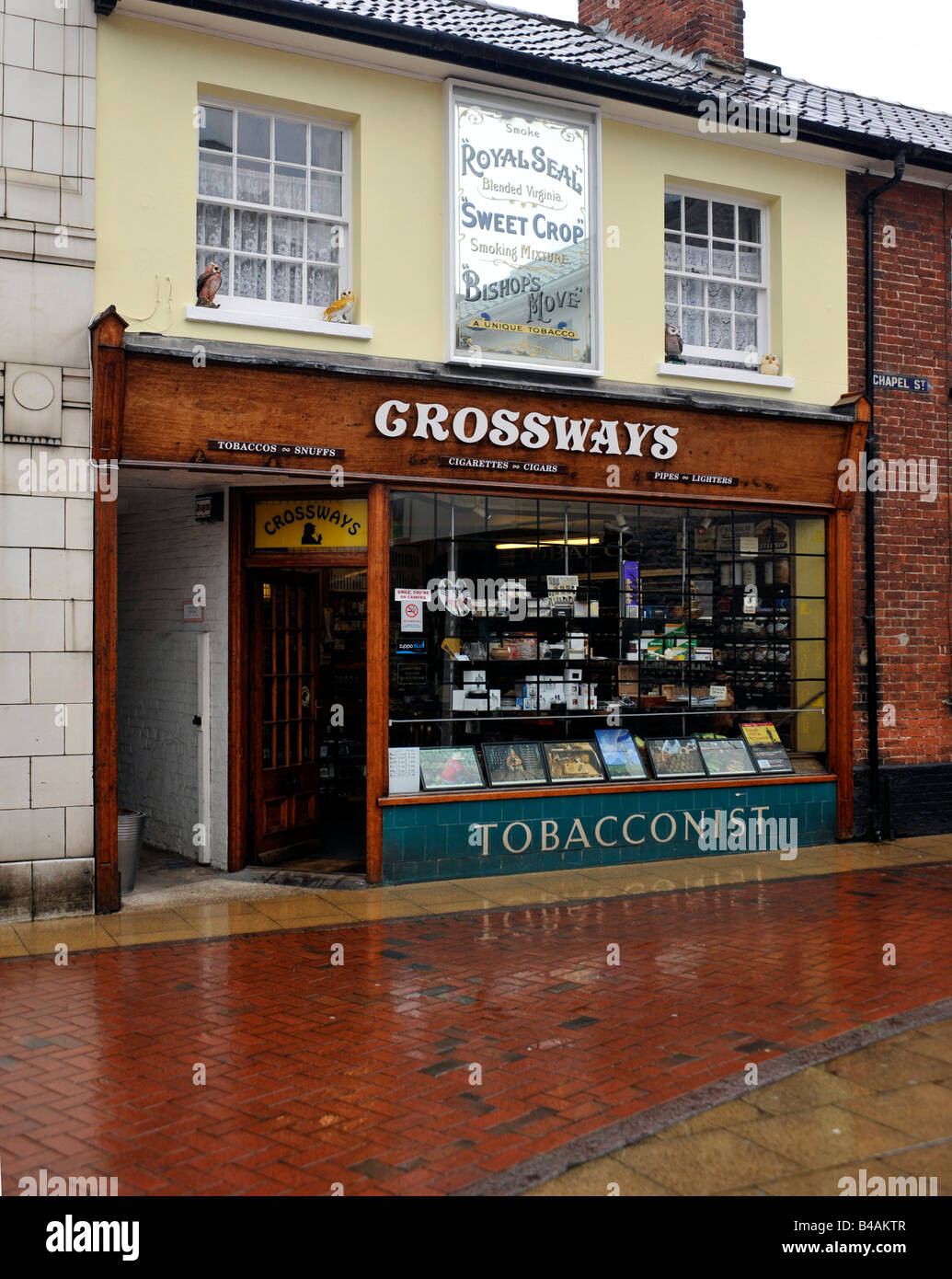 traditonal tobacconist shop Cromer Norfolk England Stock Photo