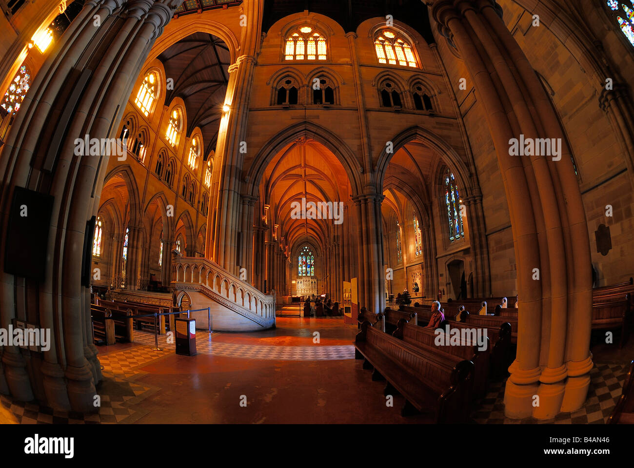 interior St Marys Cathedral Sydney New South Wales Australien Februar 2007 Stock Photo