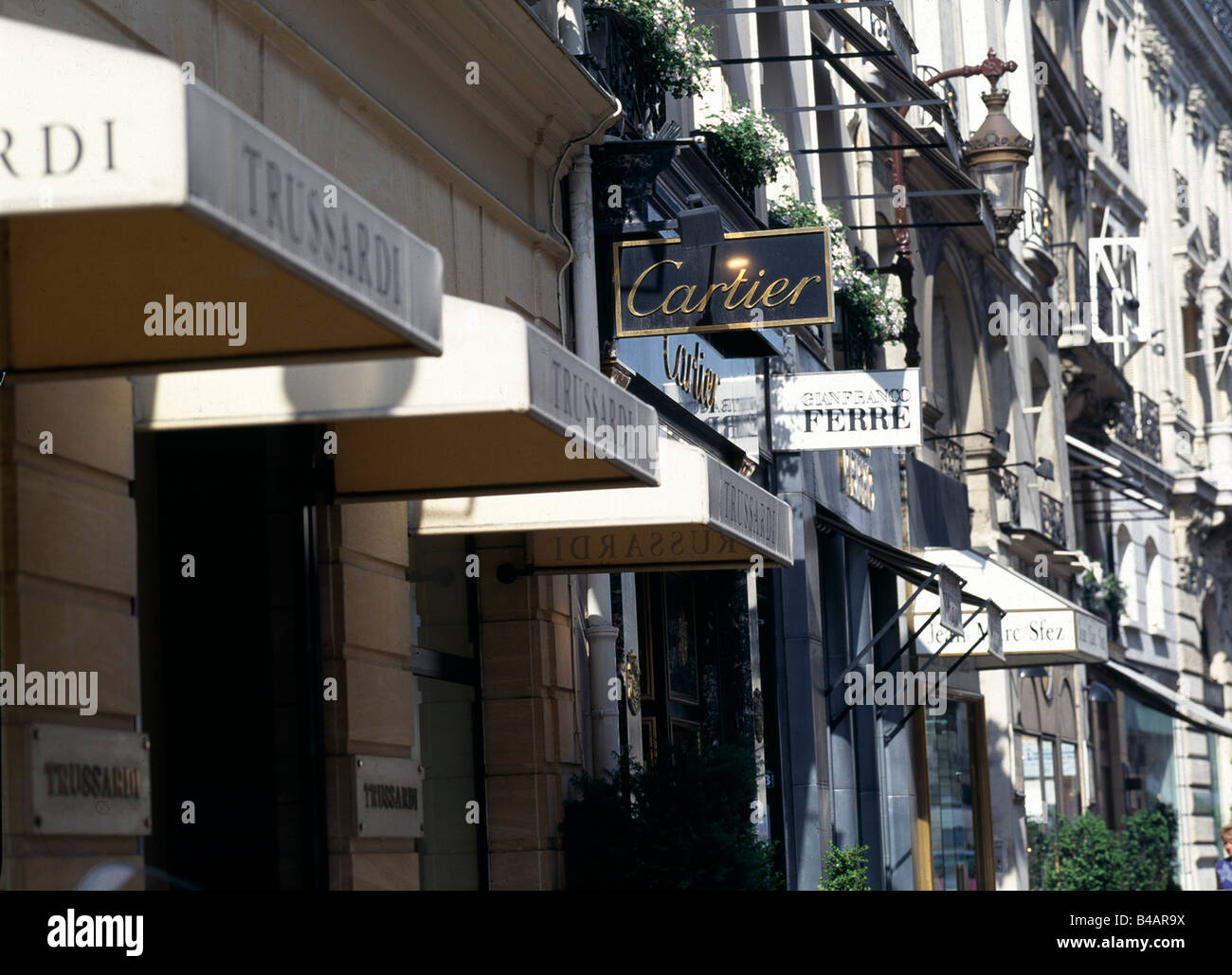 Rue Saint Honore, Paris Stock Photo Alamy
