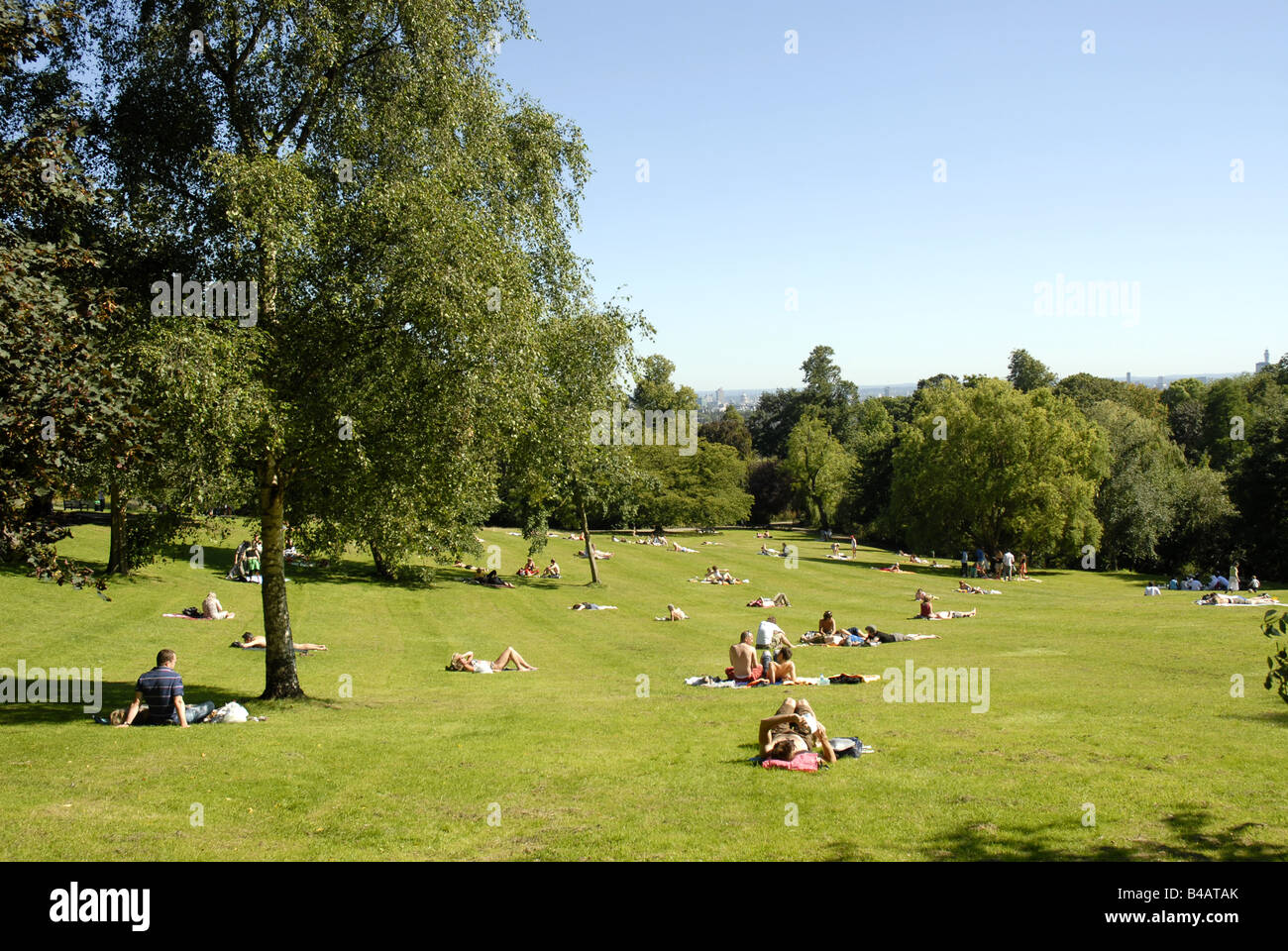 Waterlow Park In Summer Highgate London Stock Photo