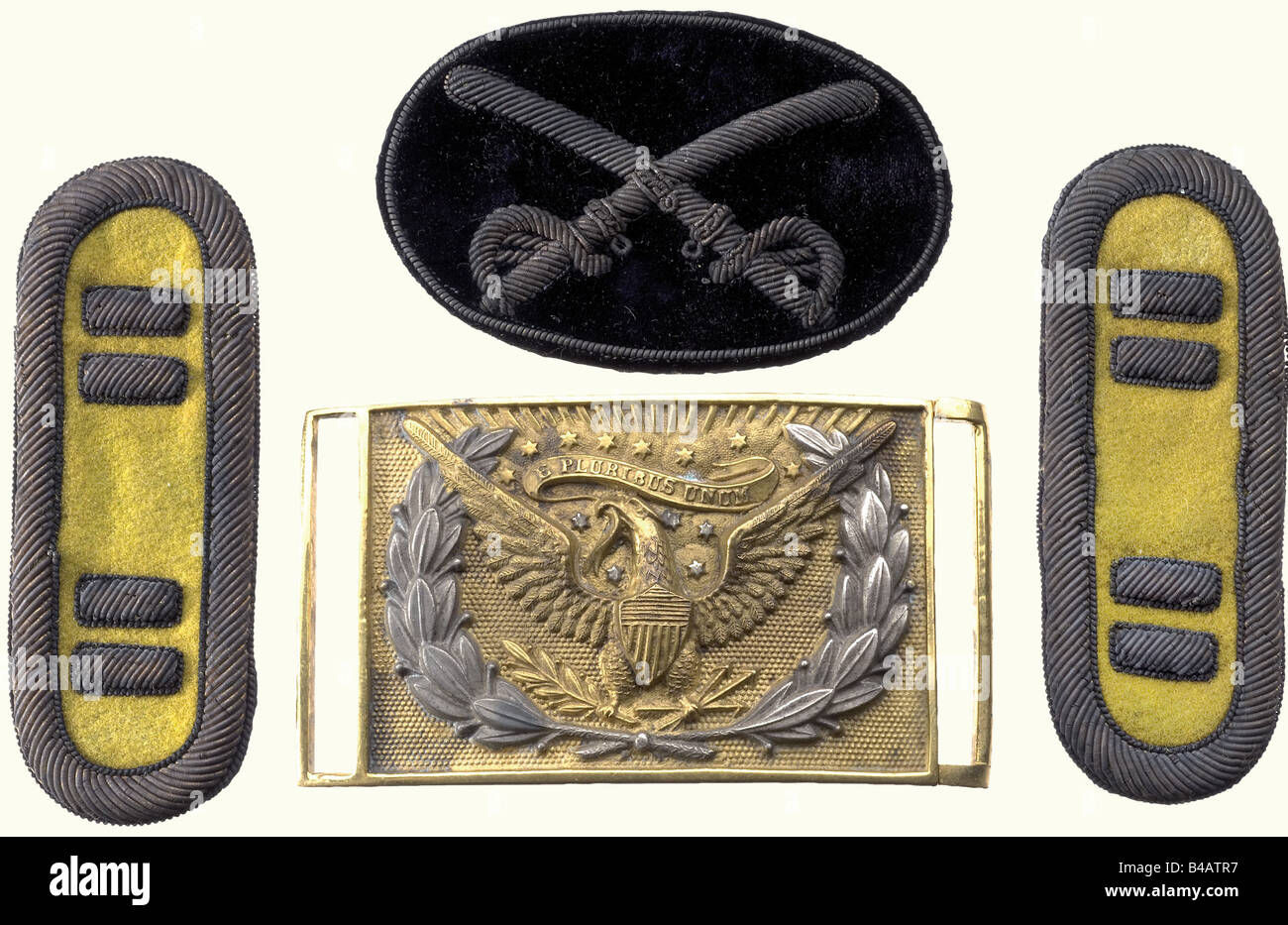 Insignia for a Northern Cavalry Captain, in the American Civil War