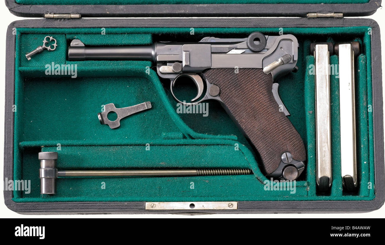 A Parabellum DWM 1906 Commercial, calibre 9 mm Parabellum, no. 53664 ...
