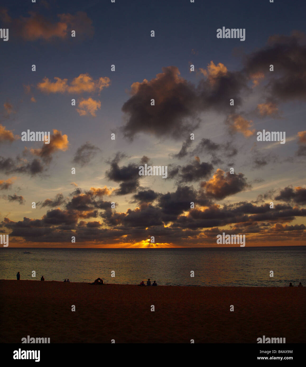 Sunset beach oahu hires stock photography and images Alamy