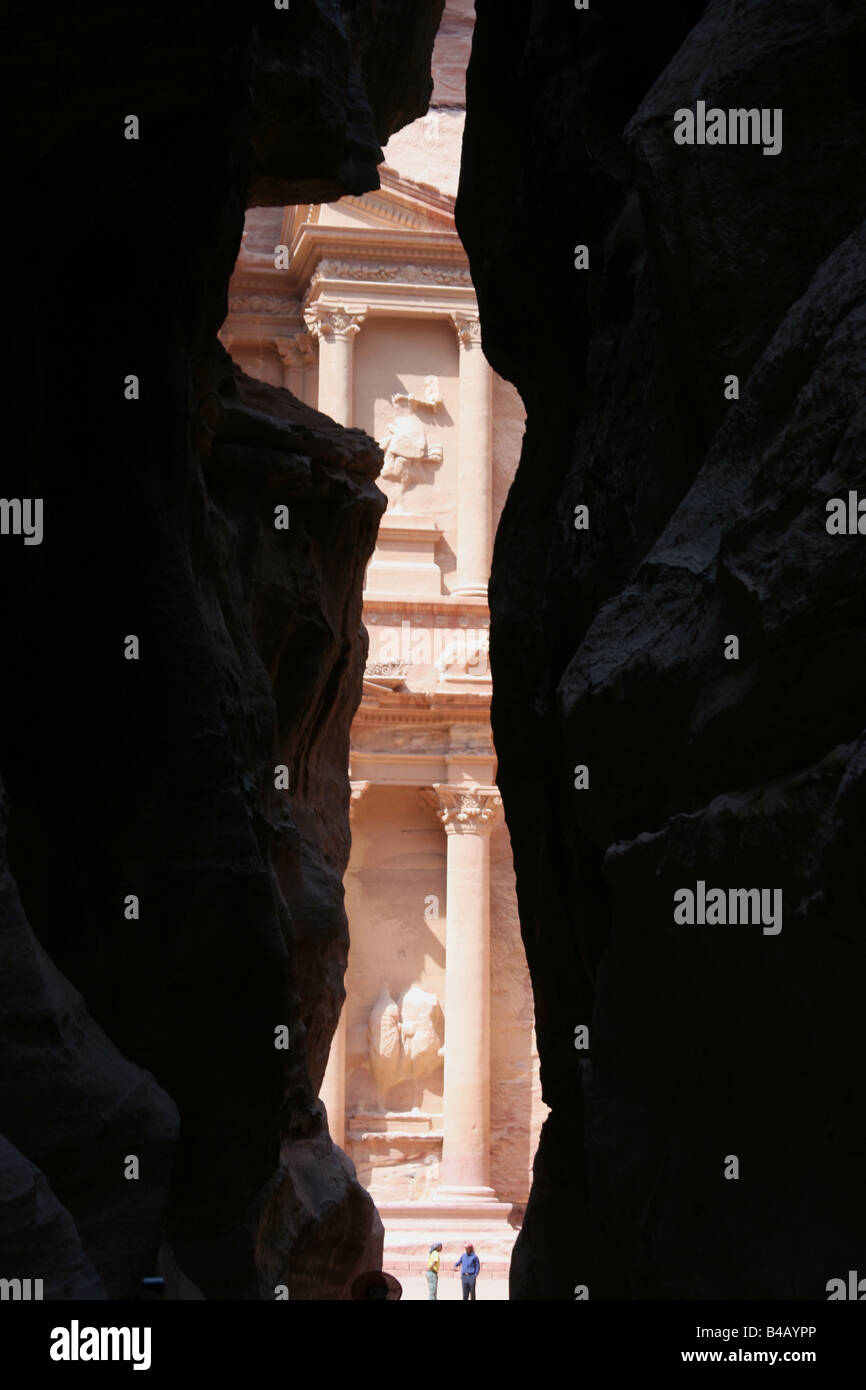 Al-Siq, Petra, Jordan Stock Photo