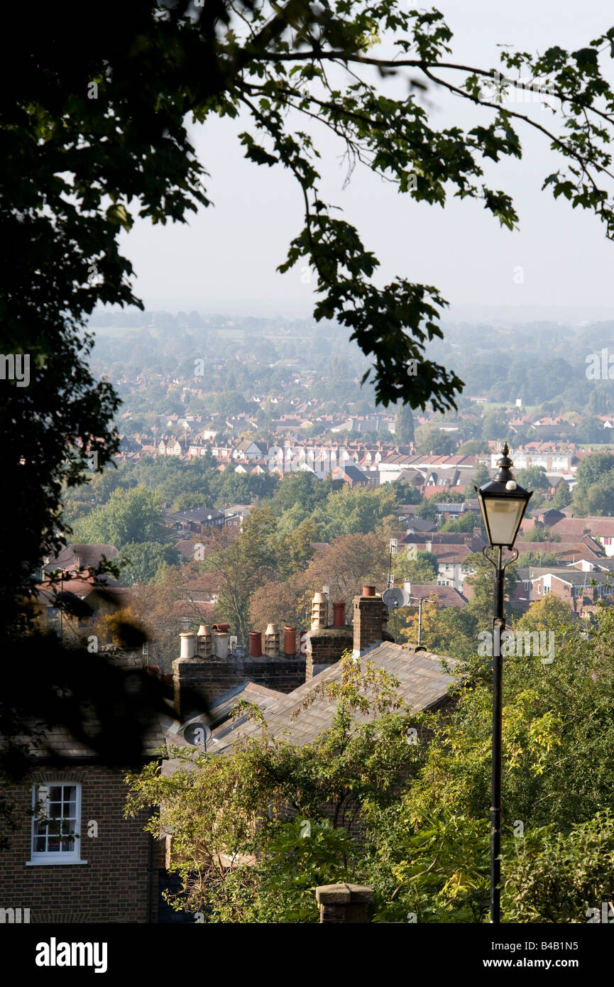 Harrow on the Hill view over London Stock Photo Alamy