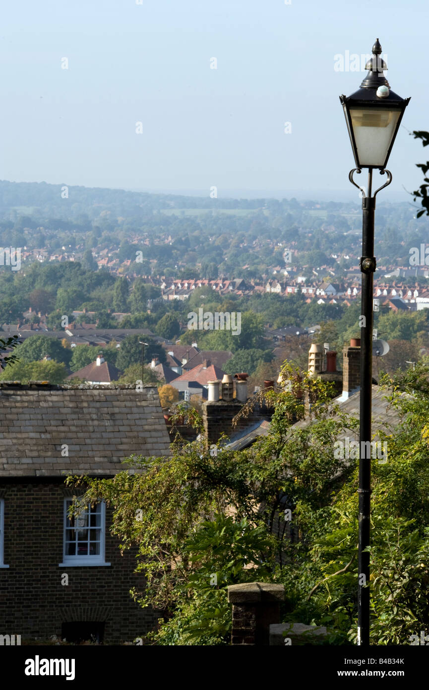 Harrow on the Hill view over London Stock Photo Alamy