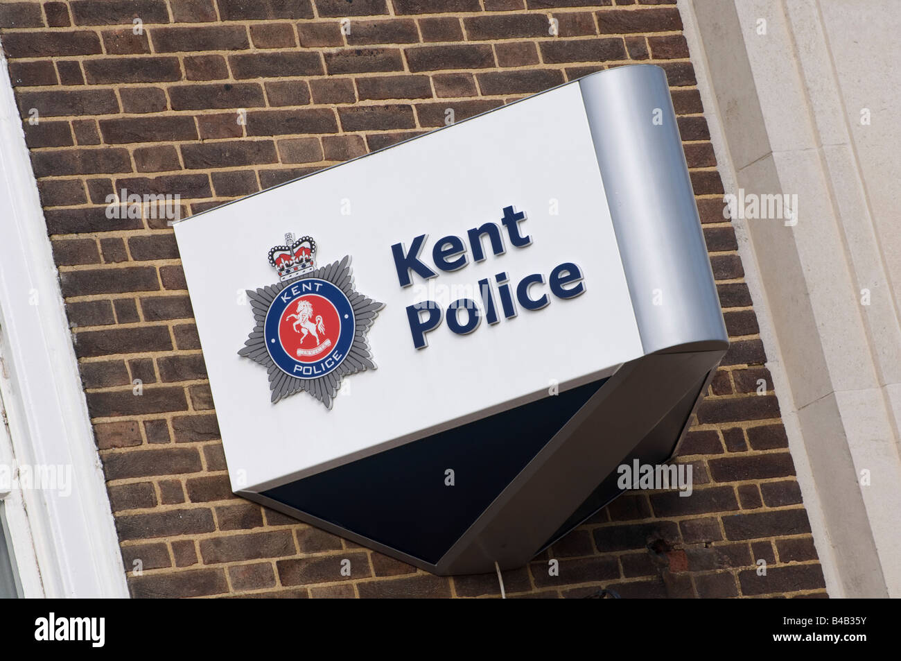 Kent Police sign Stock Photo Alamy
