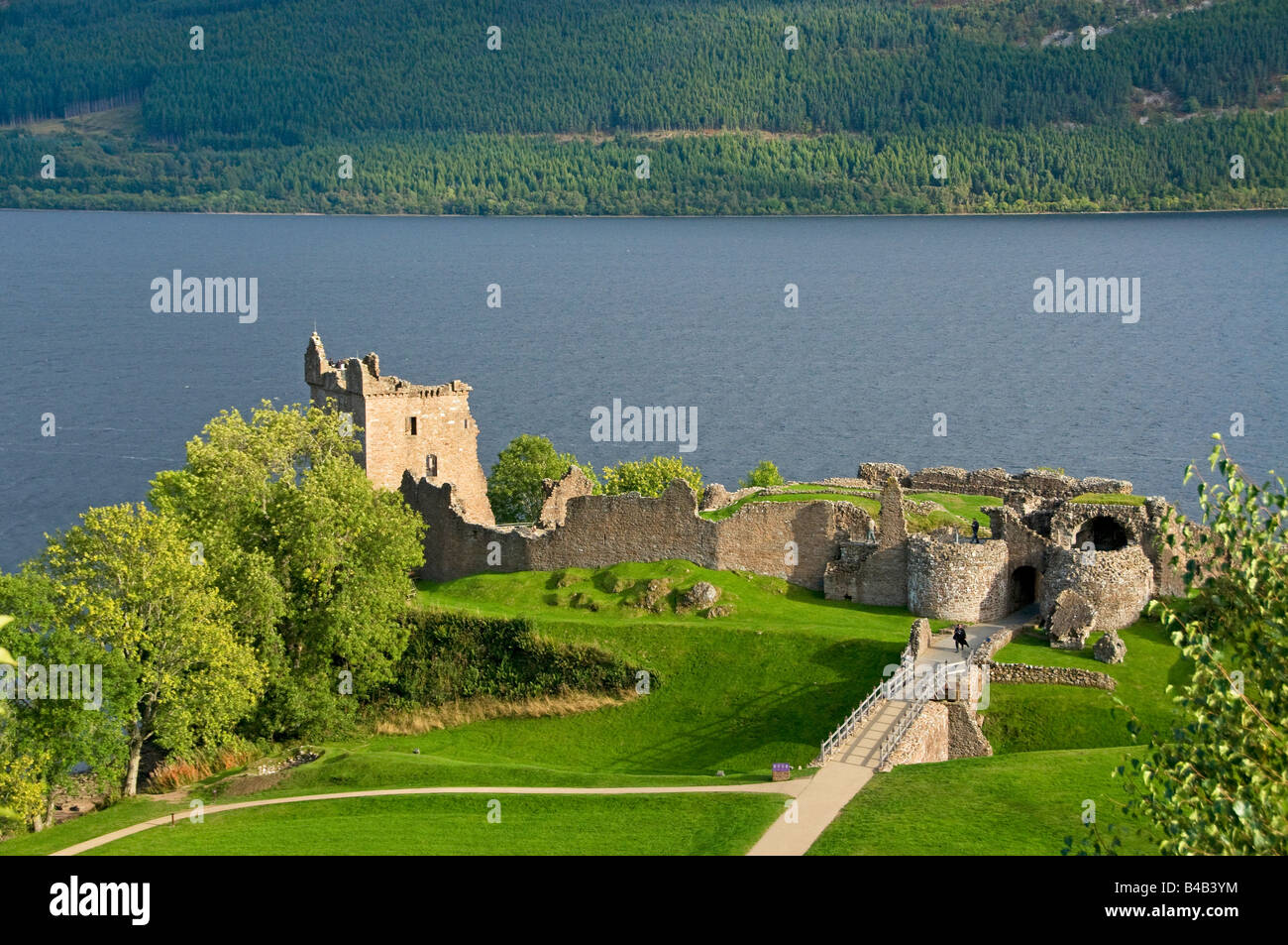 Castle Urquhart Loch Ness Highland Region Scotland Stock Photo