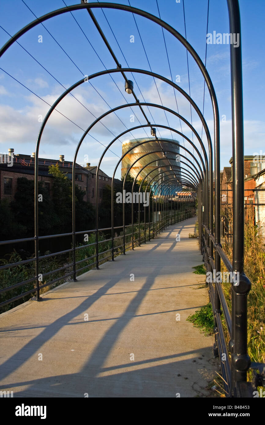 five weirs walk sheffield Stock Photo - Alamy