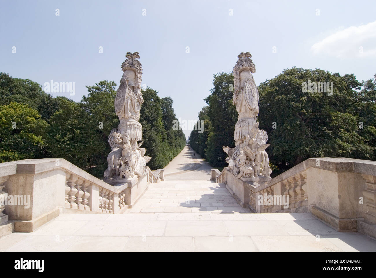 Park Schloss Schönbrunn in Vienna, Austria Stock Photo