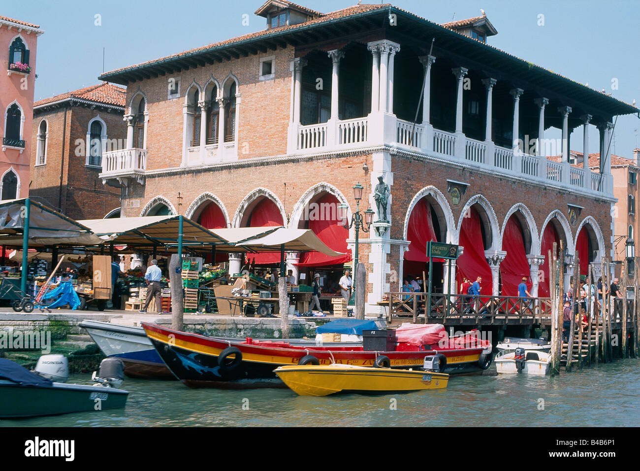 Italie Venise Le Grand Canal Stock Photo