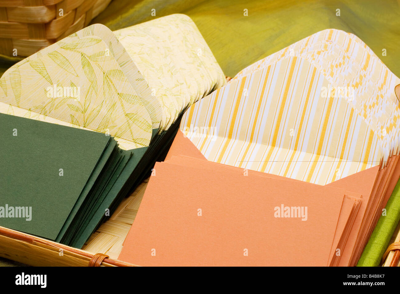 Writing paper and envelopes Stock Photo Alamy