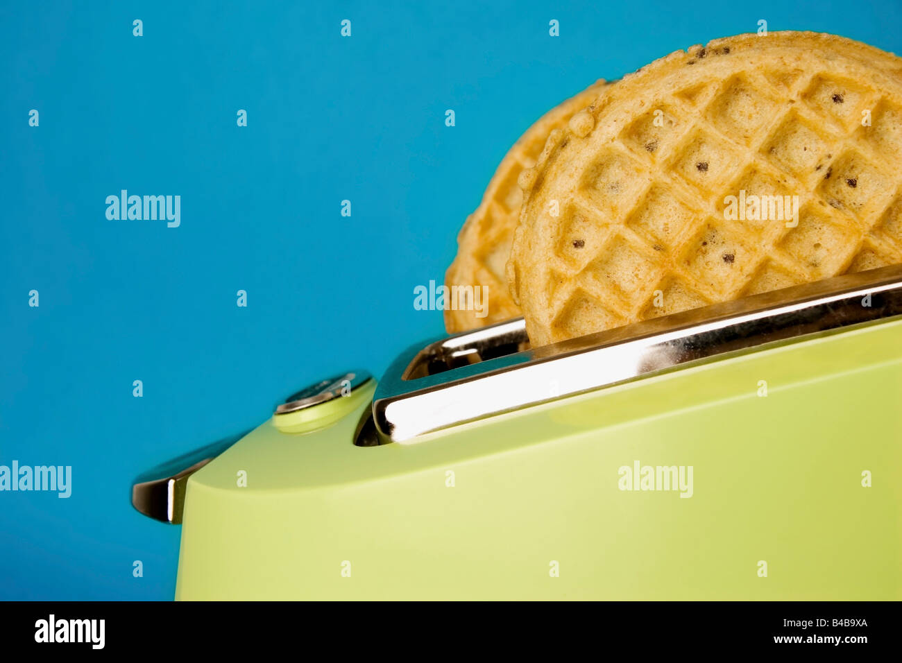 Waffles in a toaster Stock Photo Alamy