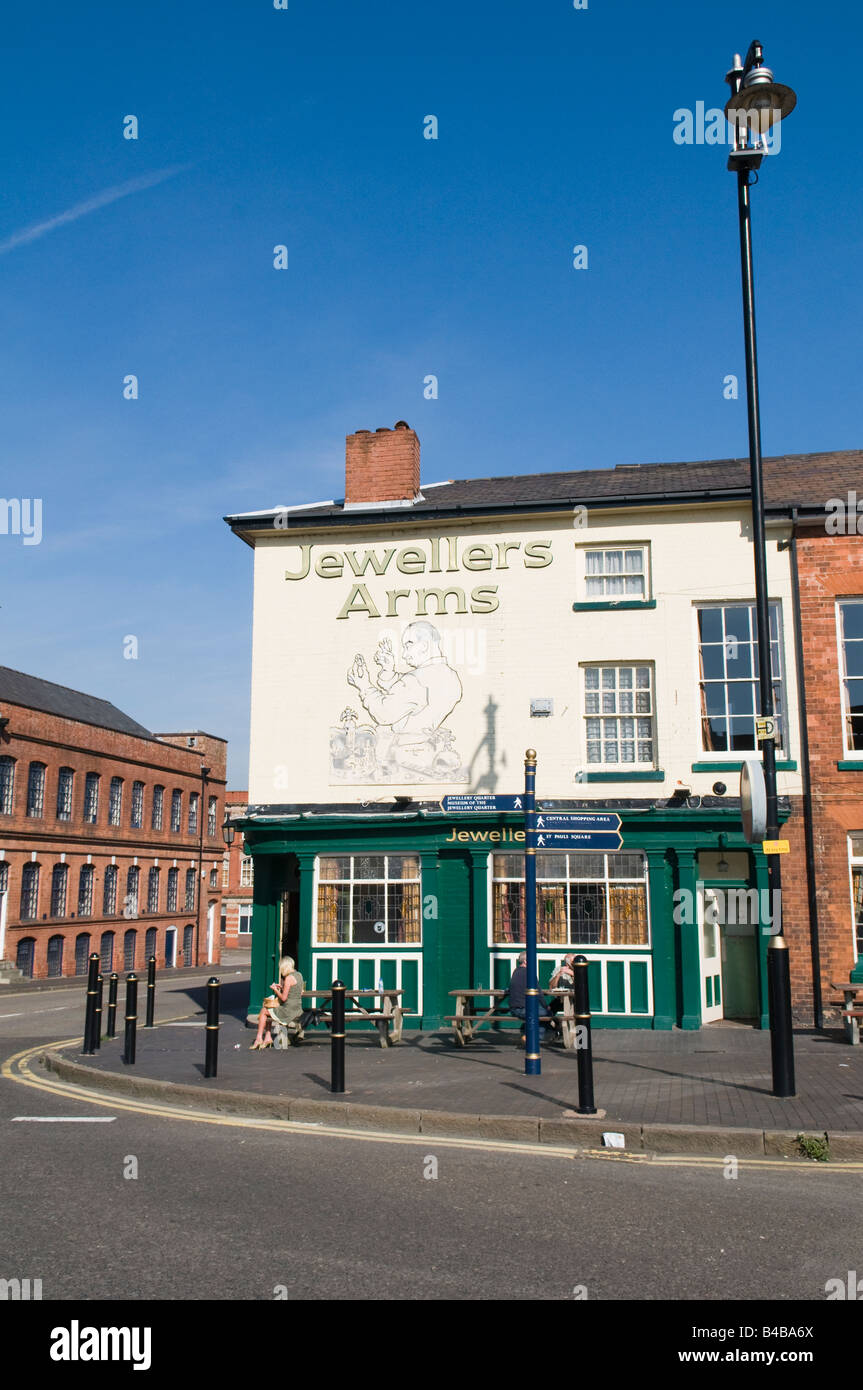 The Jewellers Arms, the Jewellery Quarter, Birmingham Stock Photo