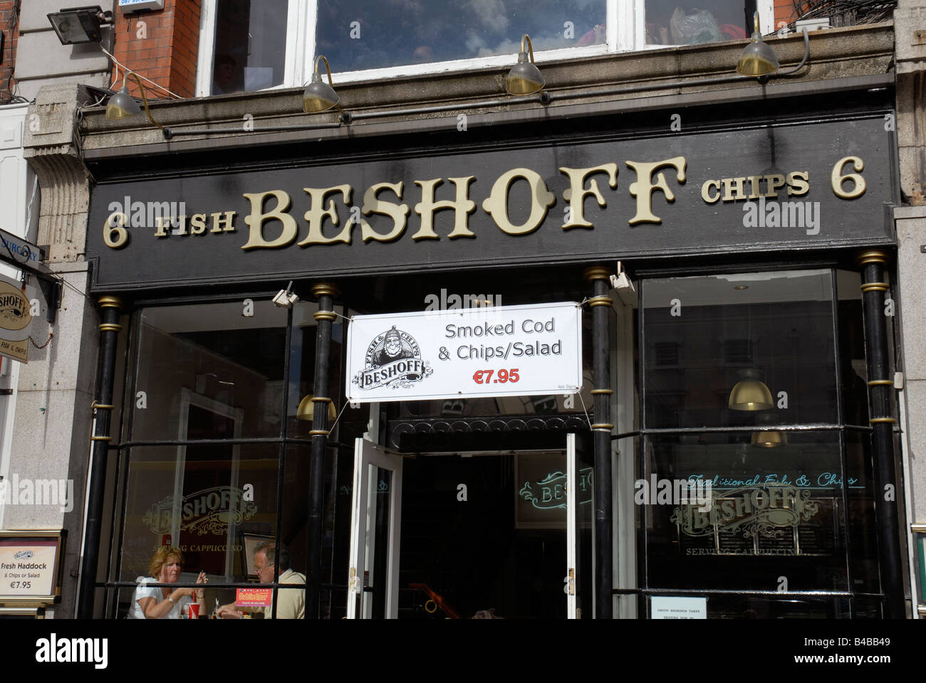 Beshoff famous fish and chips in O'Connell street Dublin Ireland Stock Photo Alamy Beshoff famous fish and chips in O'Connell street Dublin Ireland Stock Photo Alamy