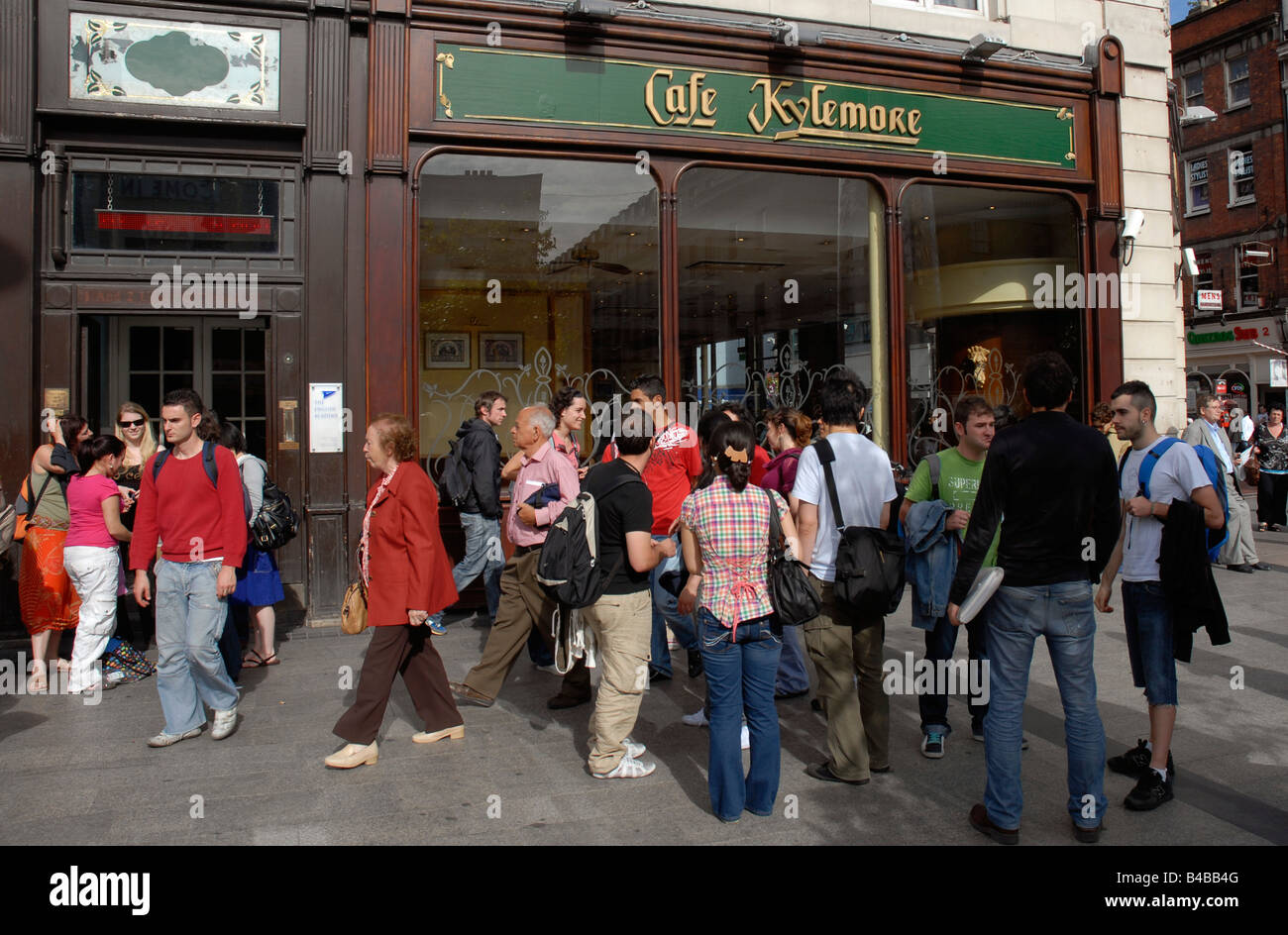Cafe Kylemore in O'Connell street, Dublin, Ireland Stock Photo Alamy