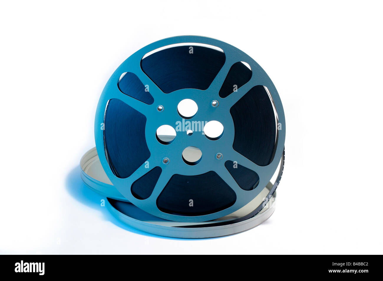 Motion picture film reel Stock Photo Alamy