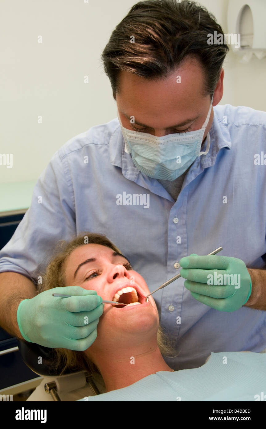 dentist dental surgeon Stock Photo