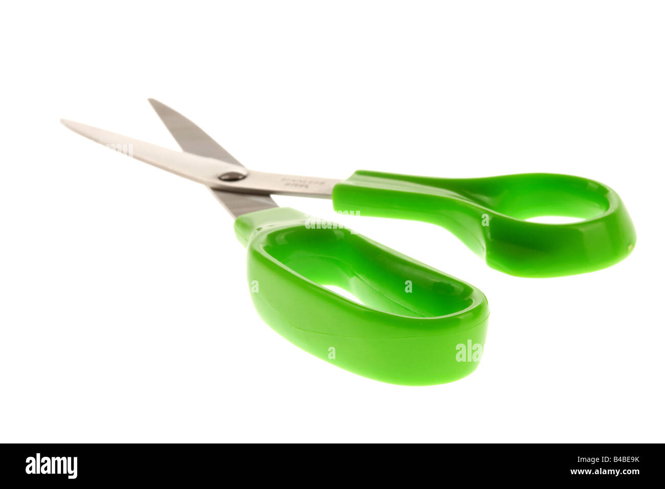Pair Of Household Or Domestic Cutting Scissors With Plastic Handles ...