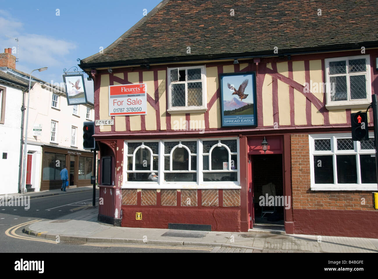 A Pub For Sale Stock Photo Alamy