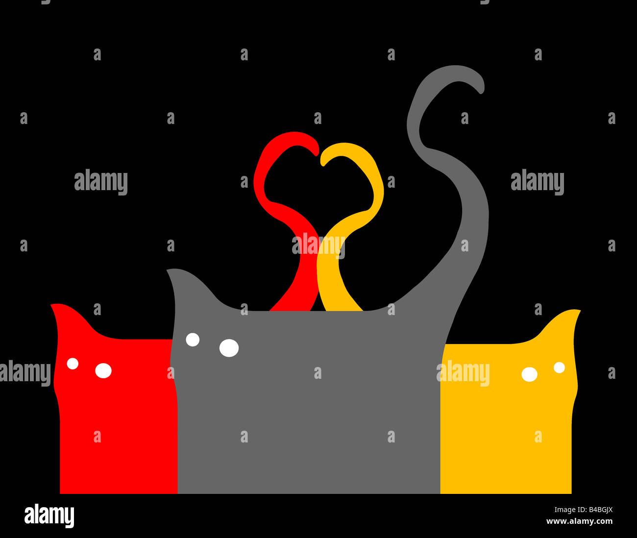 Back of cats head hi-res stock photography and images - Alamy