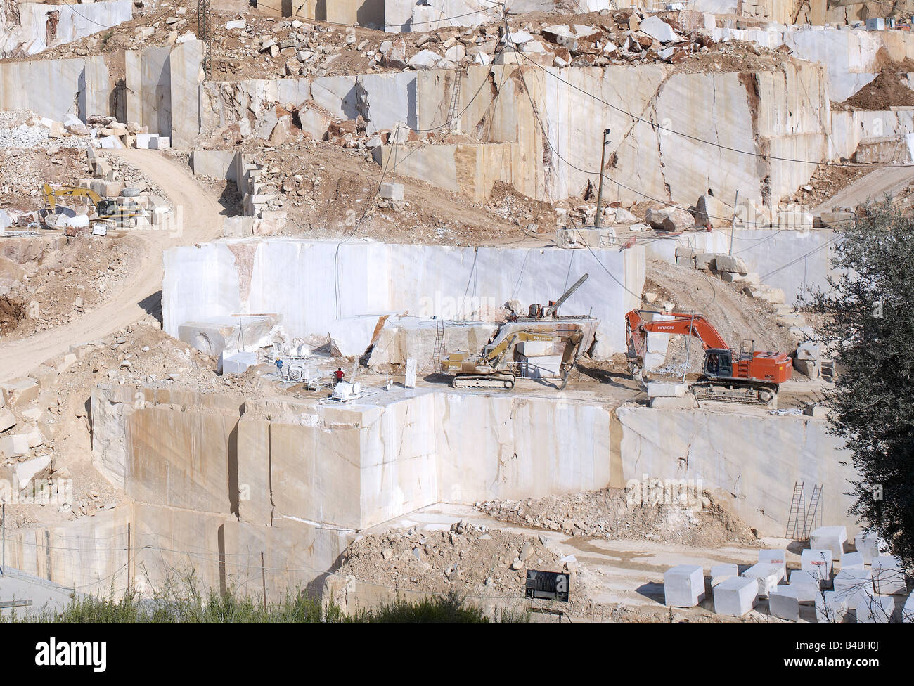 Marble quarry near Orosei,Sardinia Stock Photo Alamy