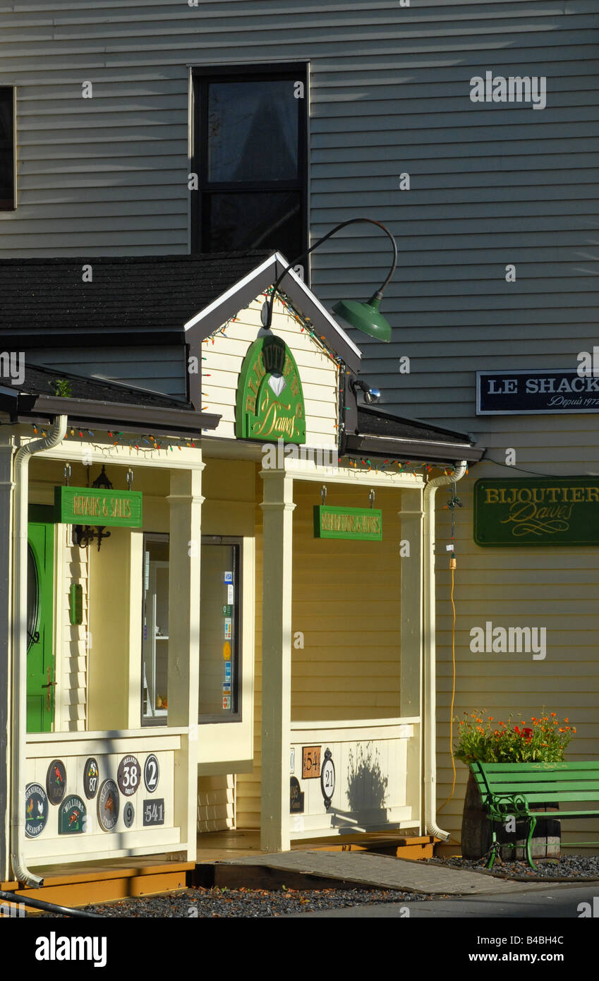 Town of Knowlton Eastern Townships Quebec Canada Stock Photo Alamy