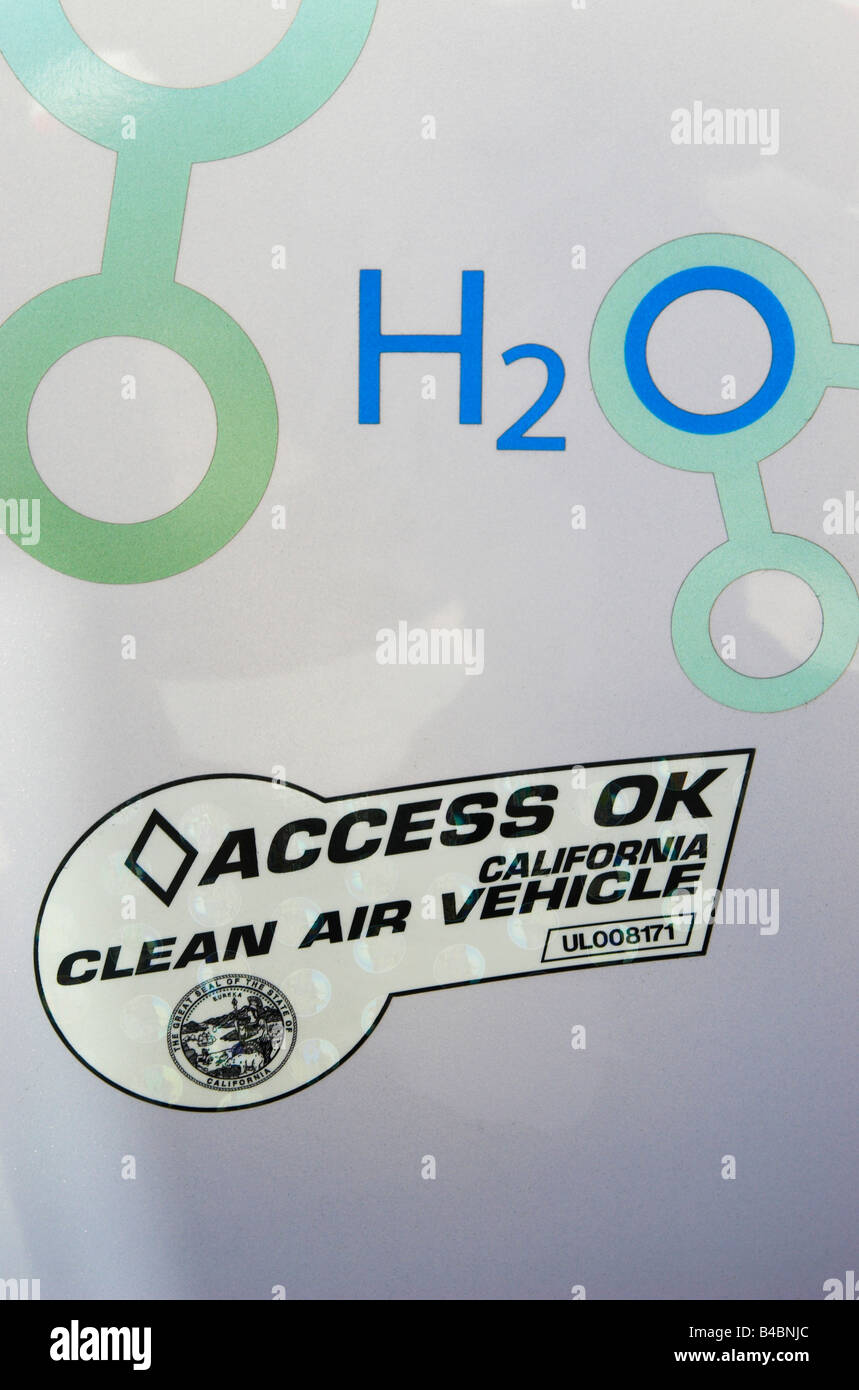 California Clean Air Sticker Stock Photo Alamy