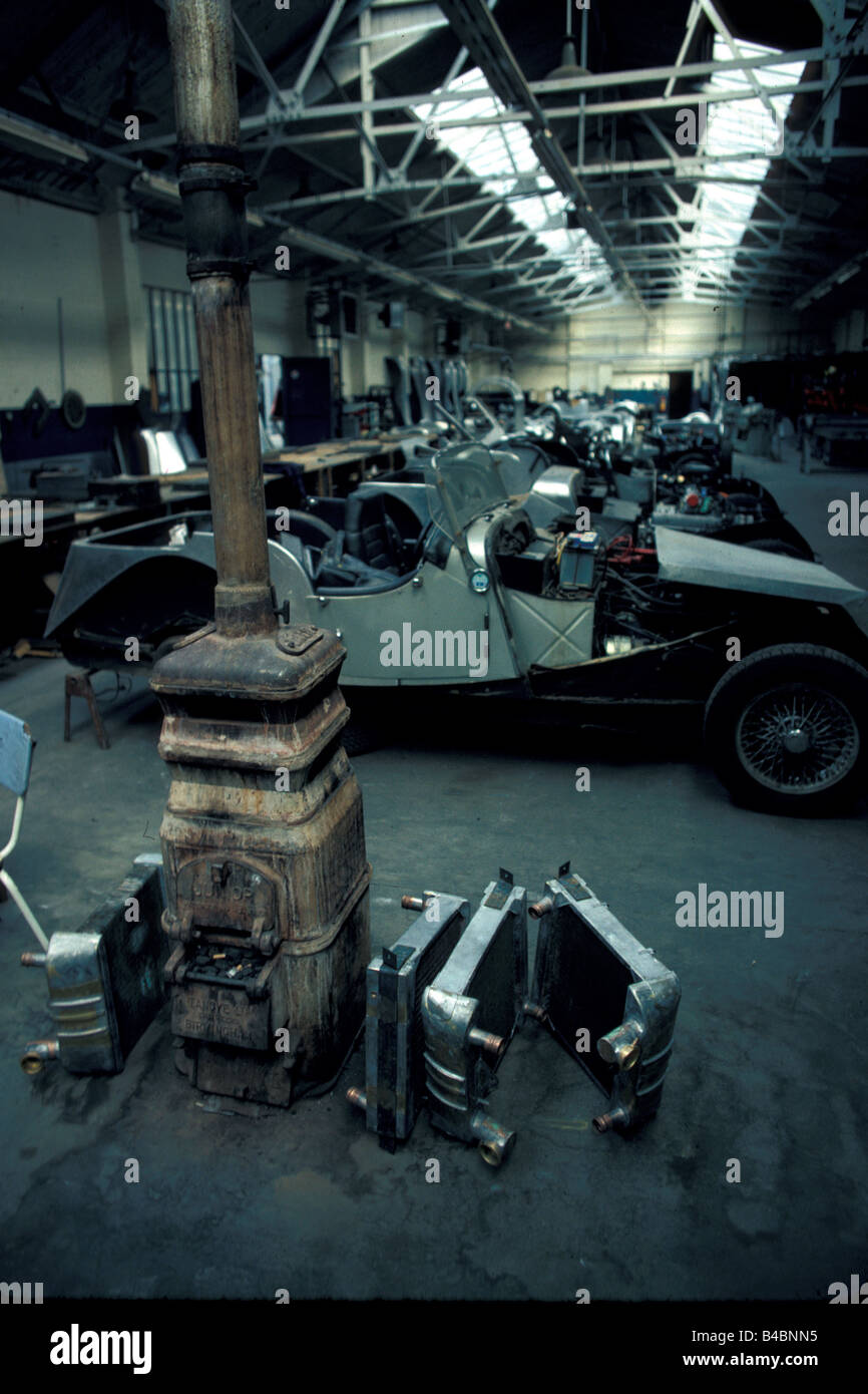 Car, Production, Morgan Threewheeler, Production with Morgan, garage, Production hall Stock Photo