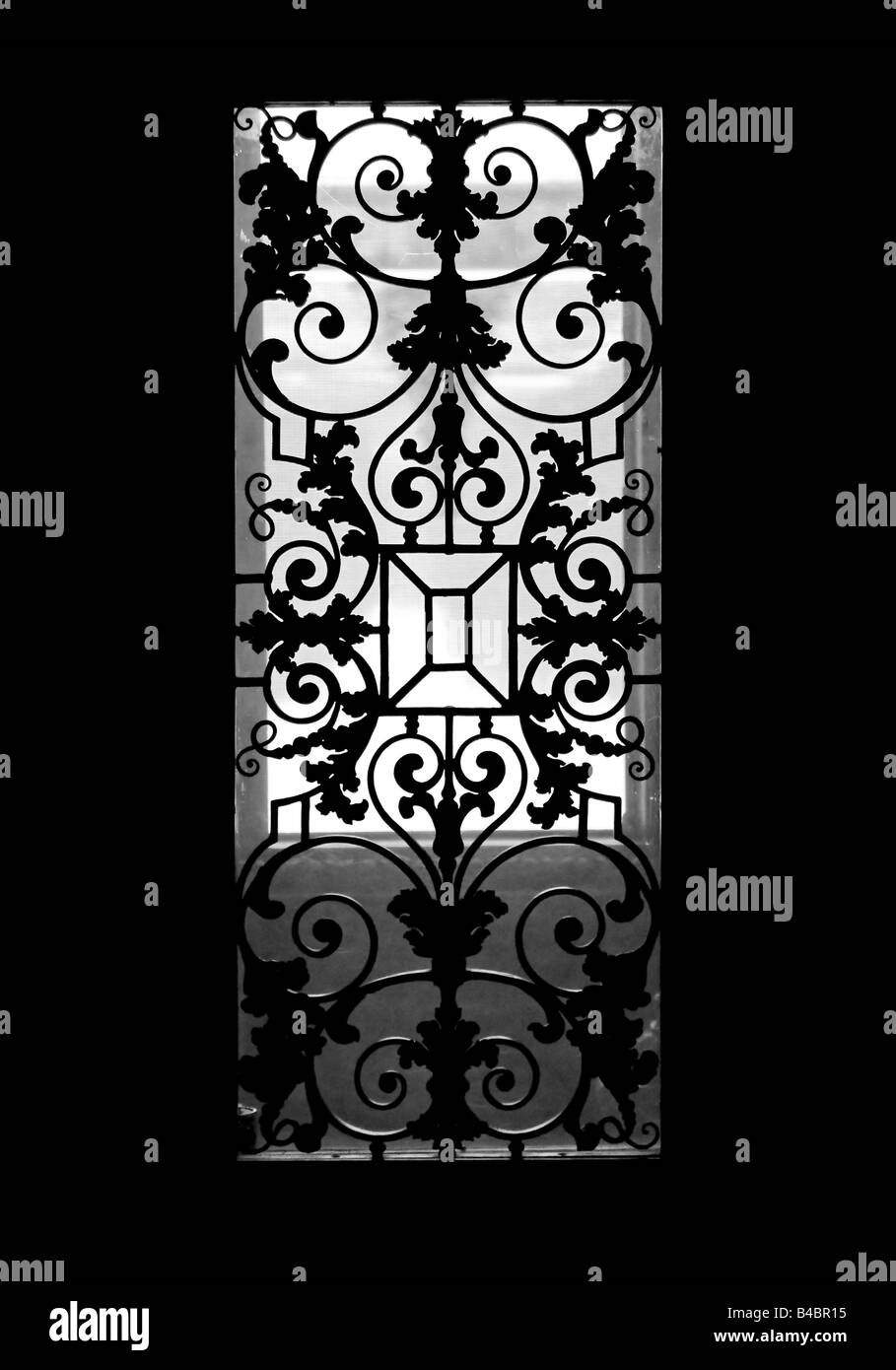 Wrought Iron Window Stock Photo: 19928529 - Alamy