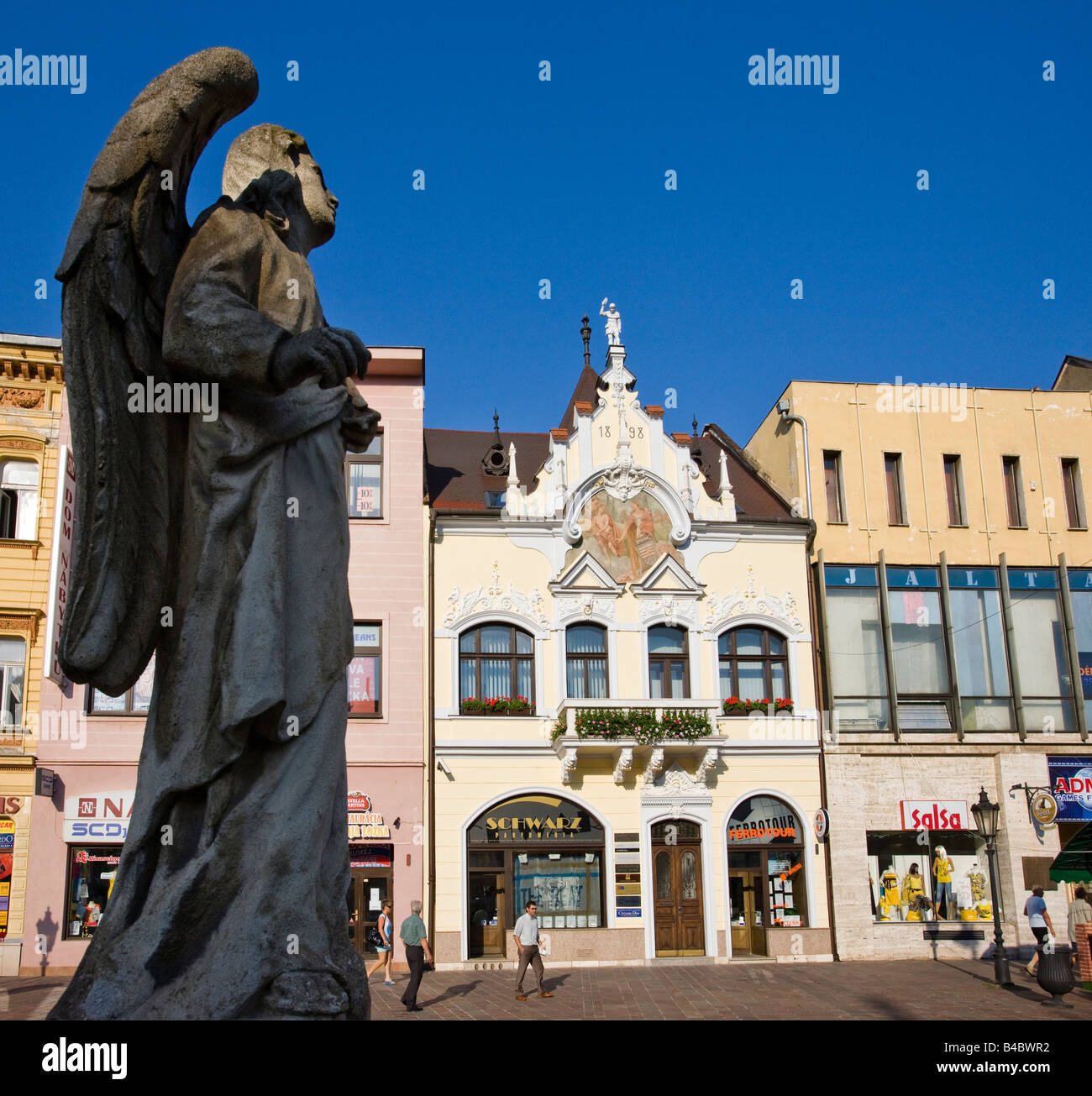House of the Golden Beggar in Kosice, Slovakia, which will be a European capital of culture in 2013 Stock Photo