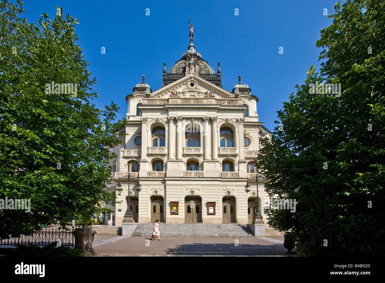 The state theater in Kosice, Slovakia, which will be a European capital of culture in 2013, Stock Photo