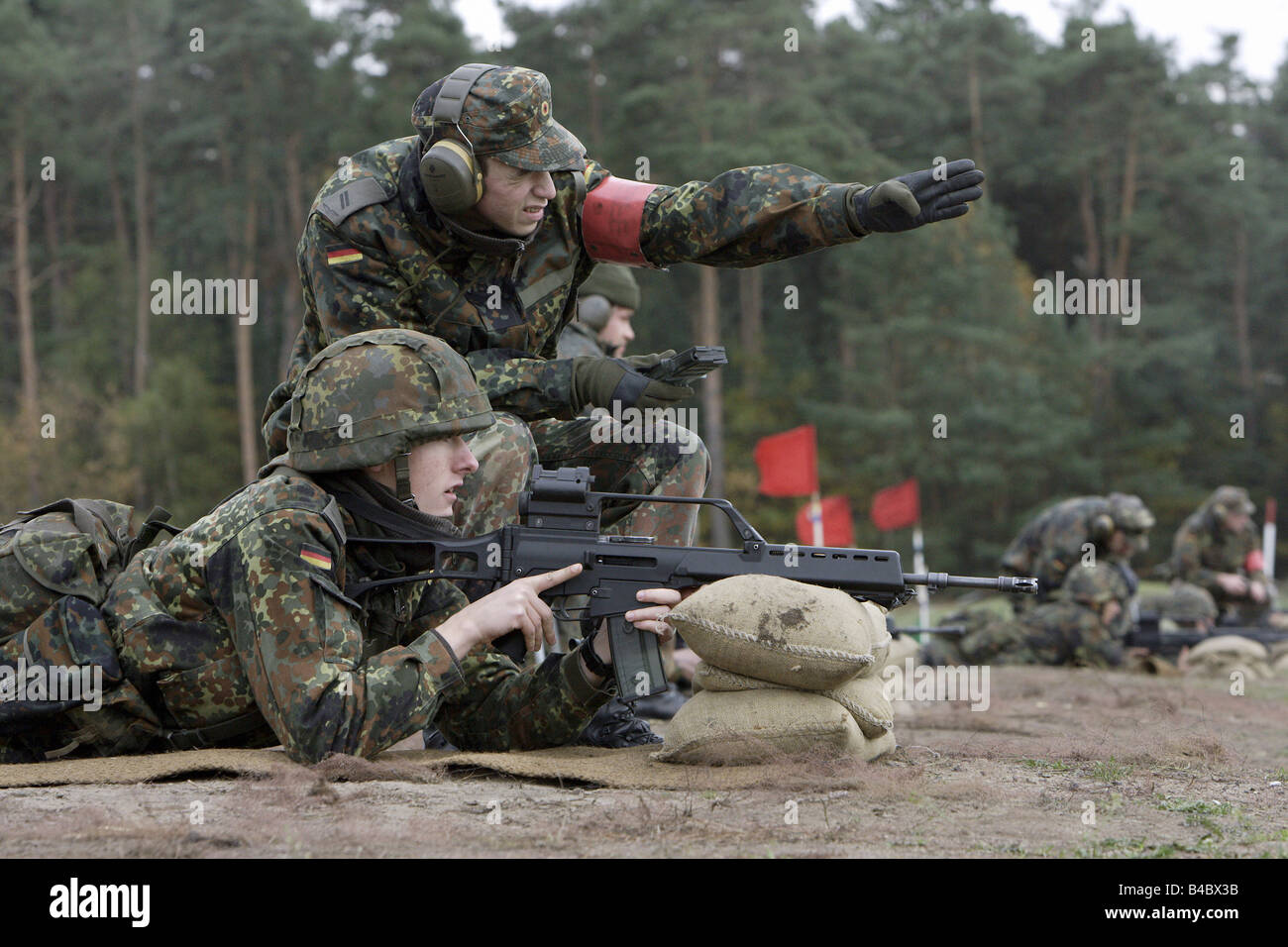 Basic training of Bundeswehr recruits, Strausberg, Germany Stock Photo ...