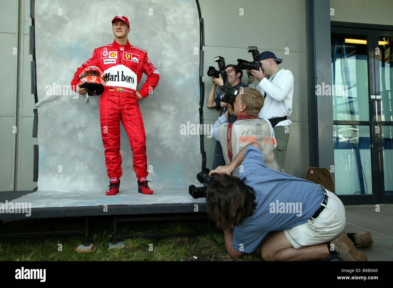 engine sport, Formel 1, Michael Schumacher, Portrait Stock Photo