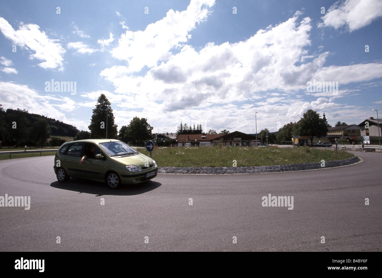 Traffic Circle Car Traffic Traffic Road Safety Traffic Control