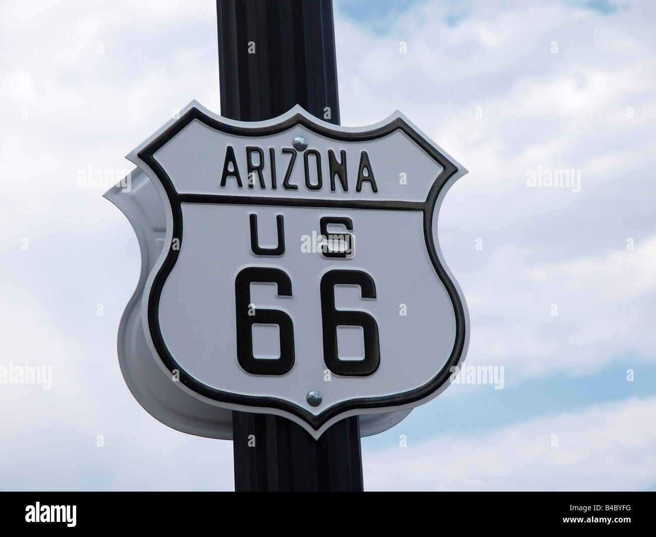Route 66 Sign Williams Arizona USA Stock Photo