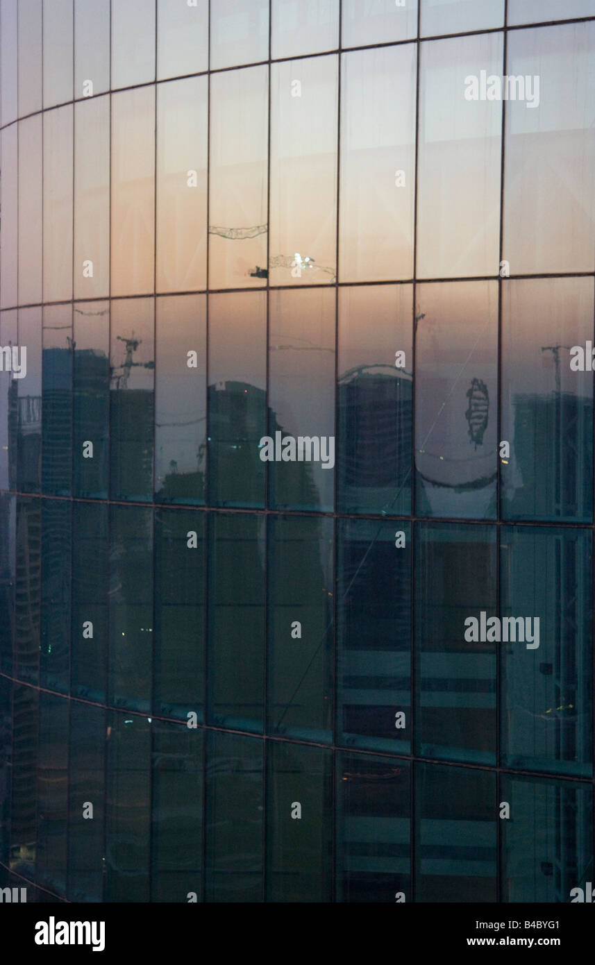 Glass building in Dubai Stock Photo Alamy