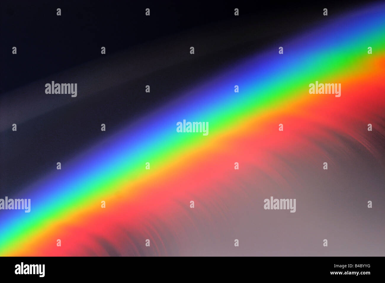 colours reflected from surface of lazer disc Stock Photo - Alamy